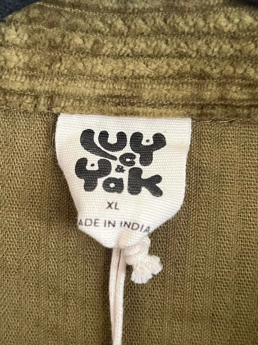 Lucy & Yak Green Hiezu Corduroy 1/4 Zip Pullover Jacket inFir Green NWT XL